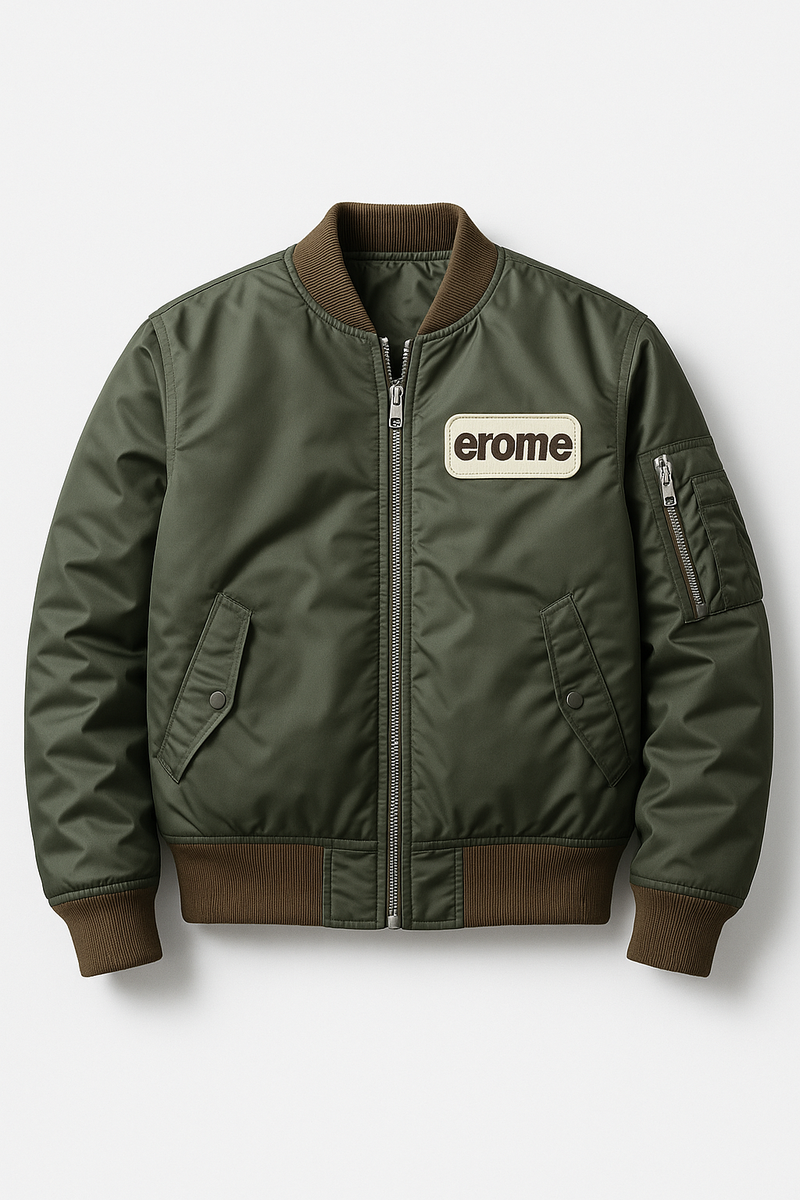 MA1 Erome Patched Bomber Jacket for Men - bombersflight