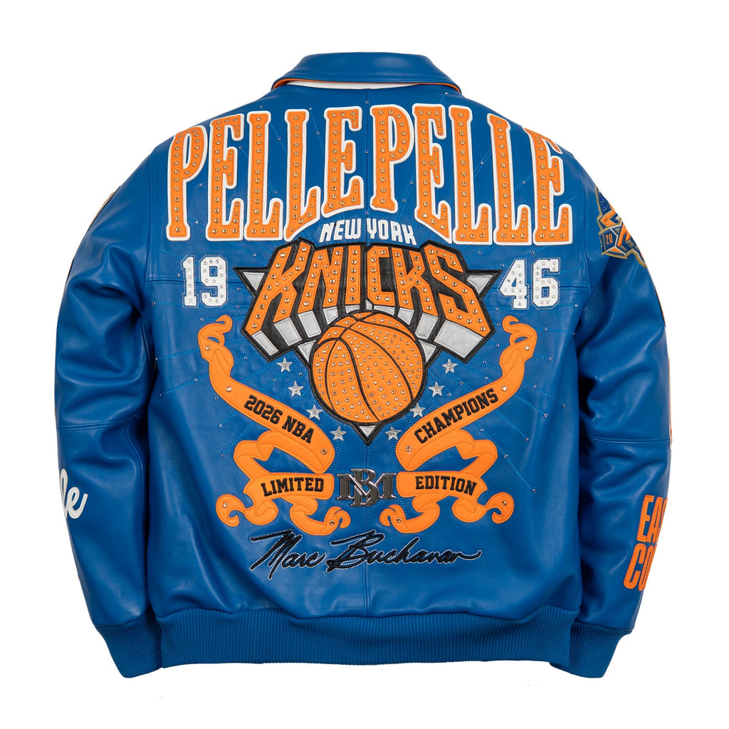 Pelle Pelle x FISLL for the city of knicks jacket