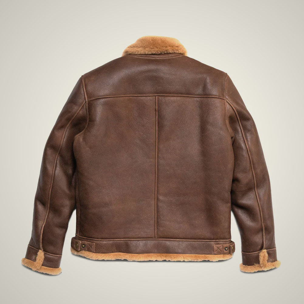 Men's Brown B3 WW2 Bomber Jacket