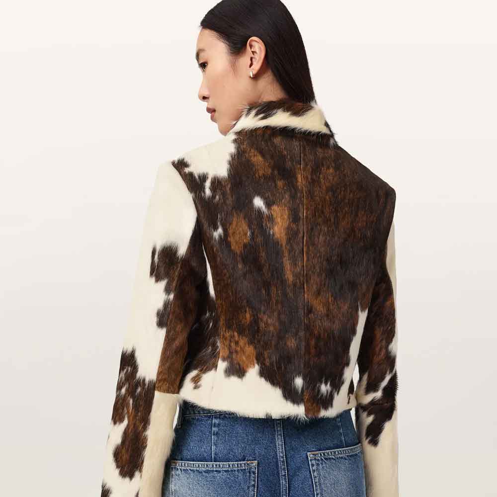 Genuine Cowhide Jacket for Women