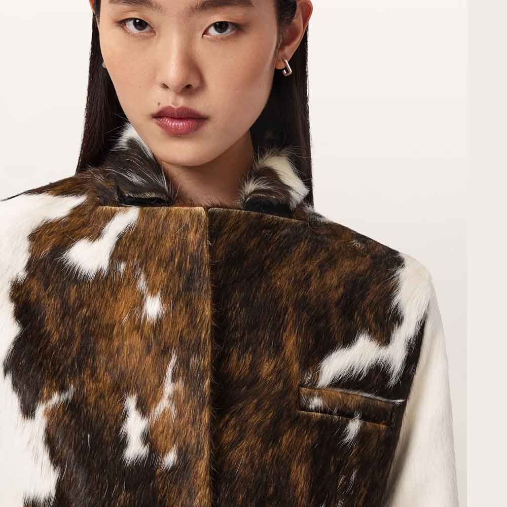 Genuine Cowhide Jacket for Women