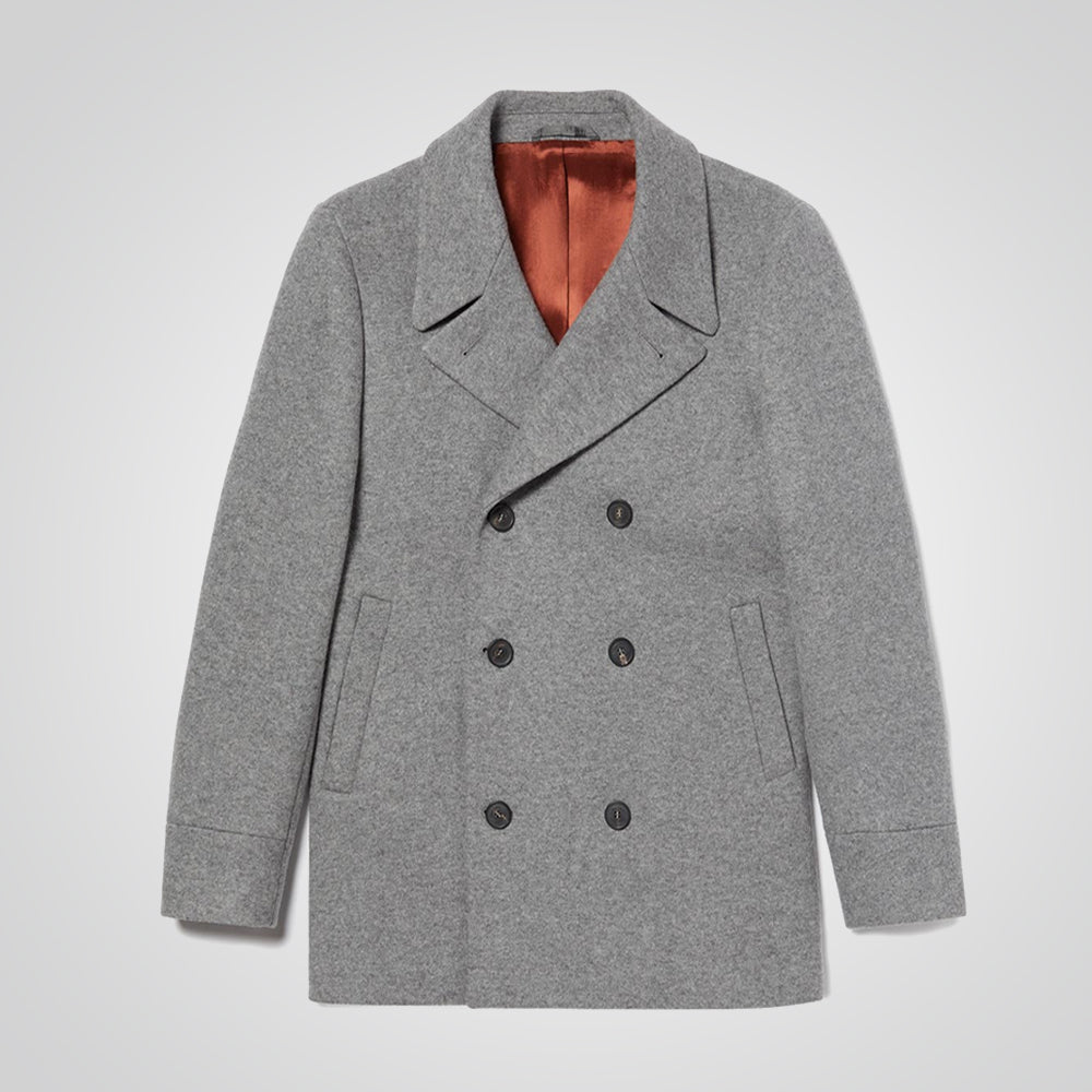 Men's Wool Navy Peacoat
