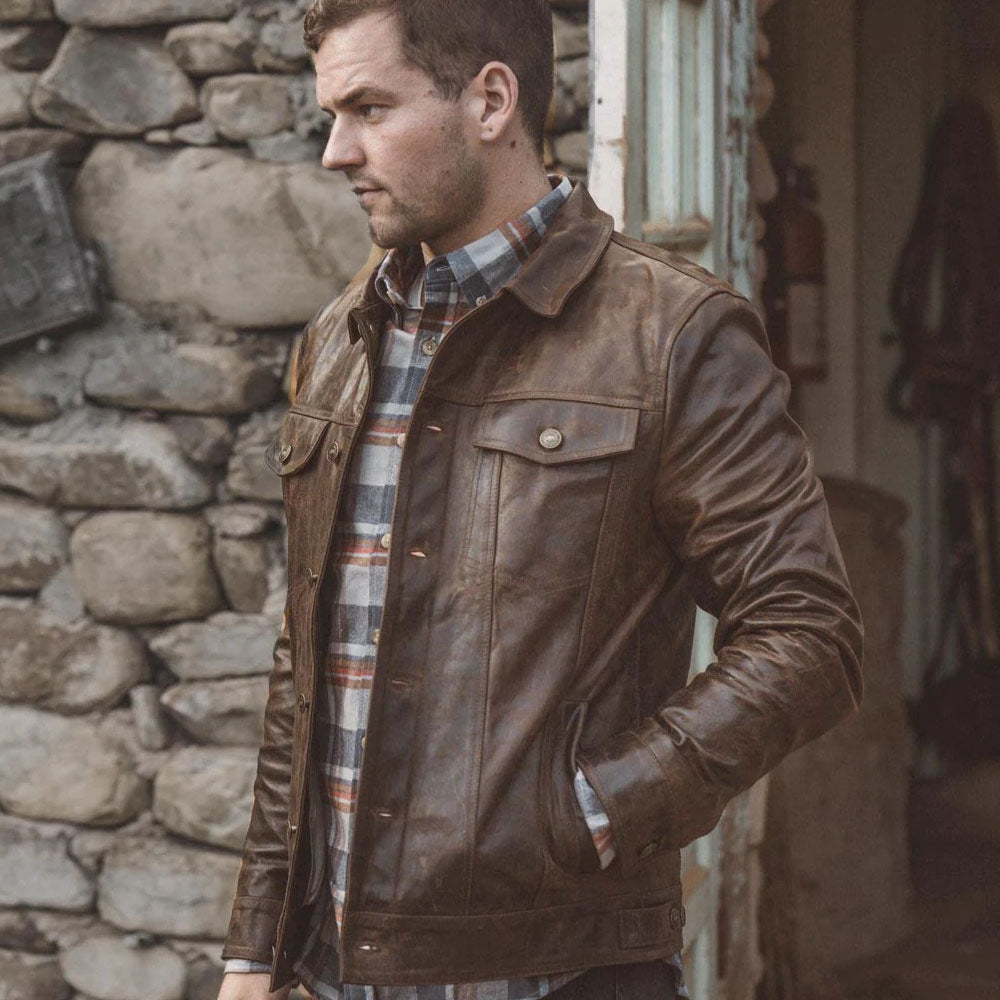 Leather Trucker Jacket