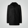 Nubuck Leather Shearling Coat