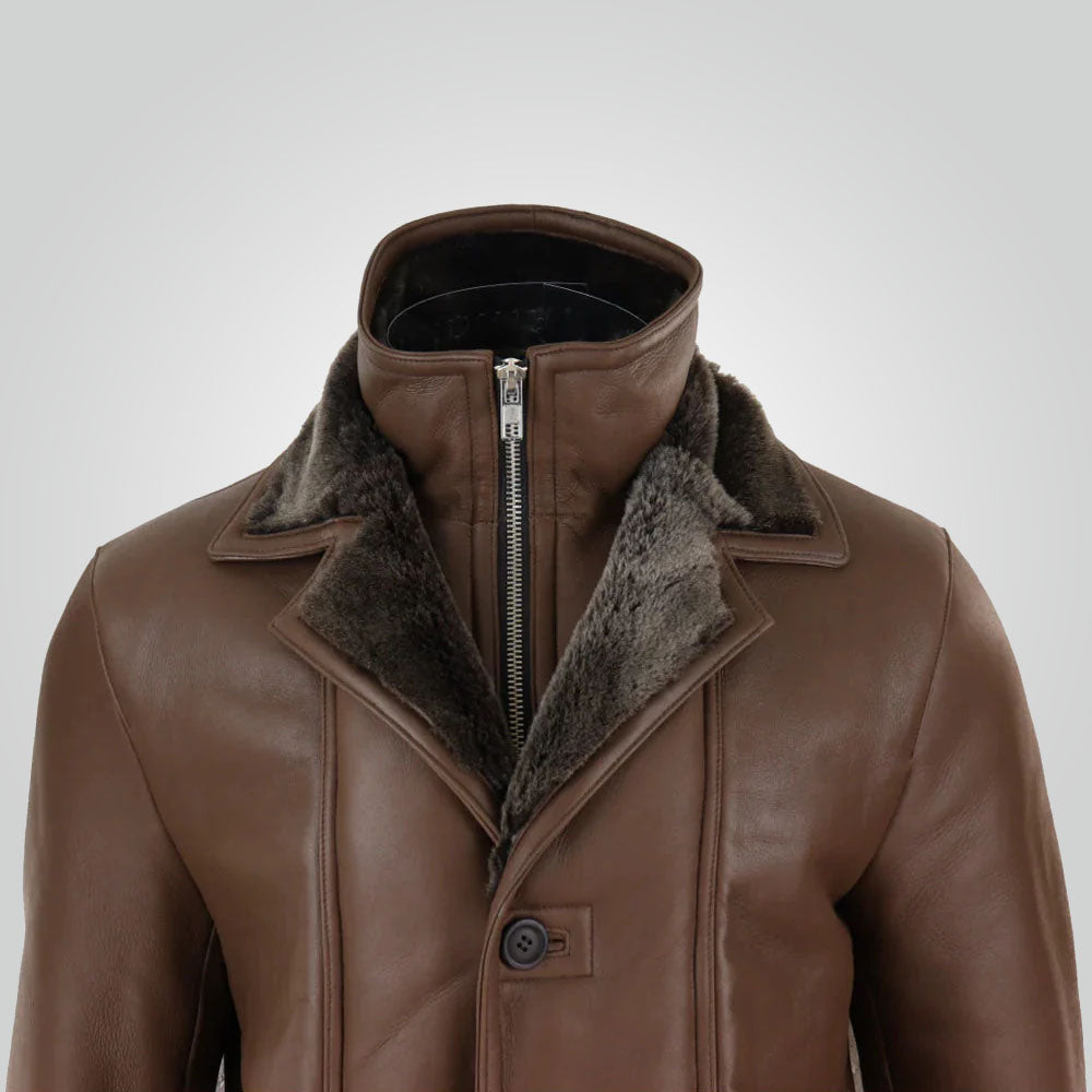 Duffle Jacket Sheepskin Long Coat