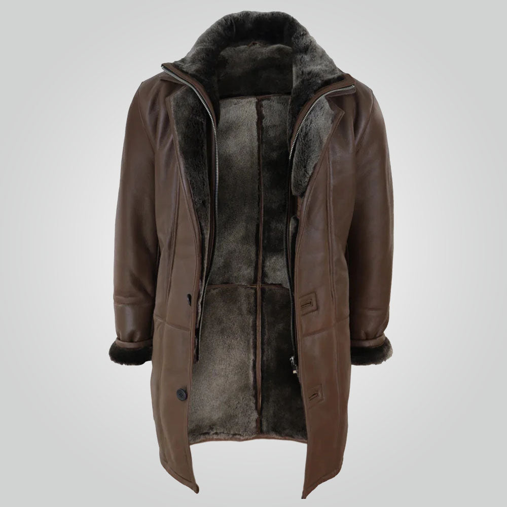 Sheepskin Long Coat