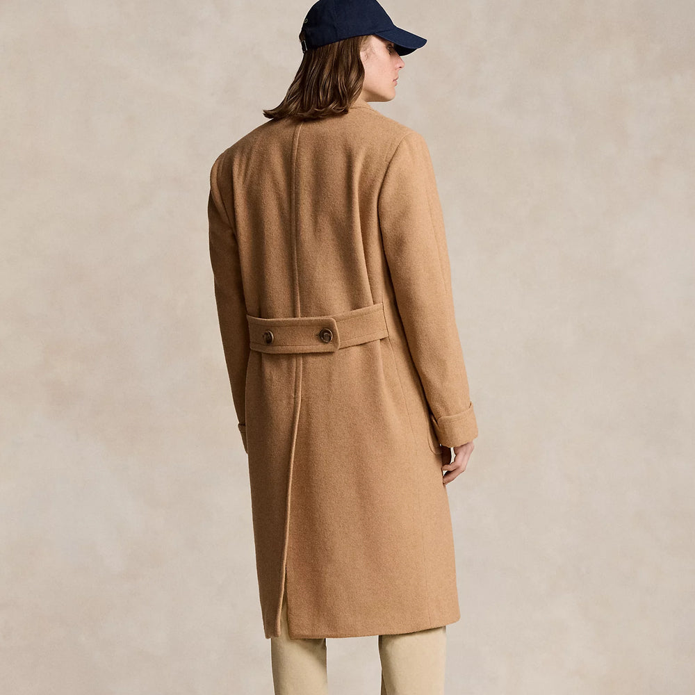 Brown Royal Navy Premium Wool Peacoat
