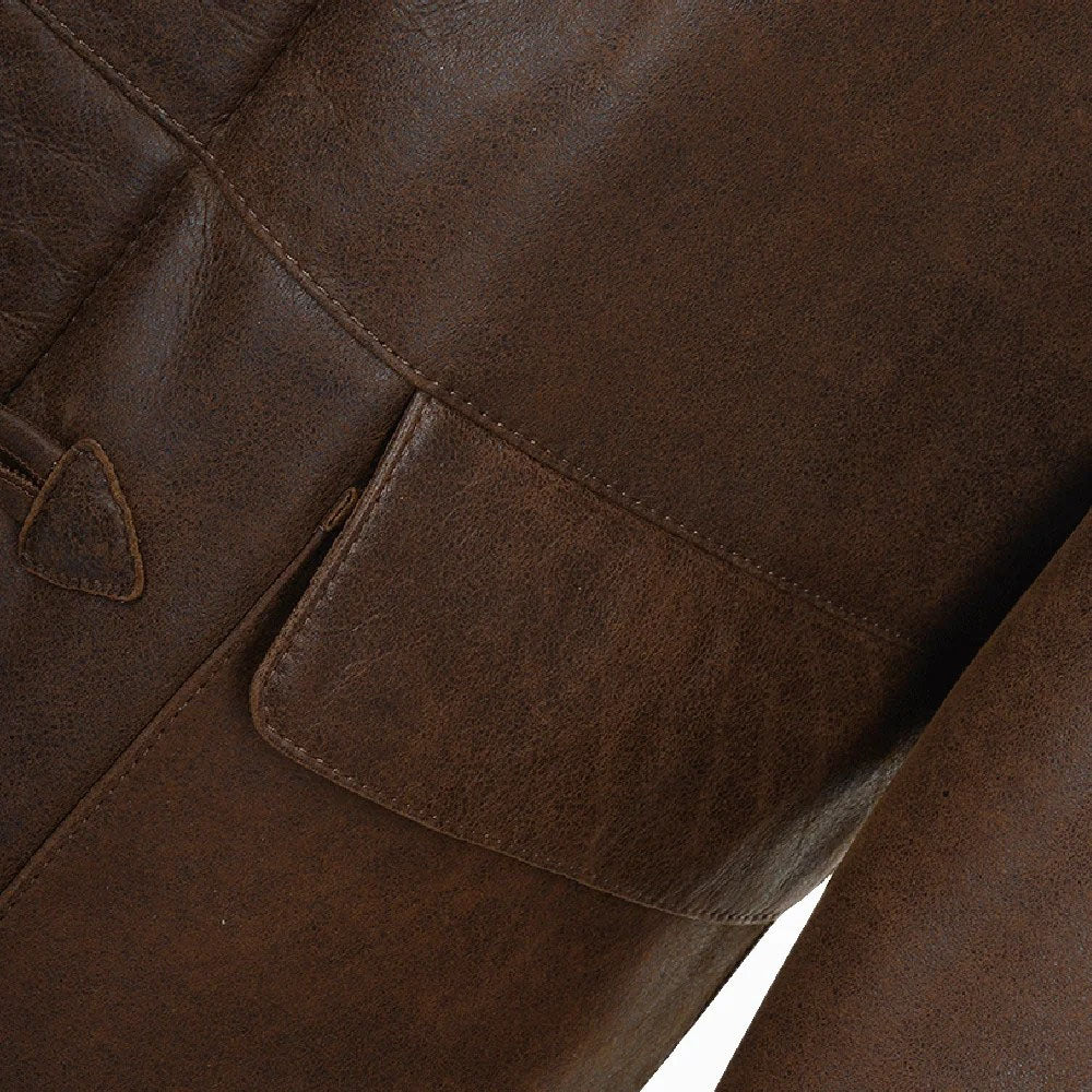 Vintage Sheepskin Shearling Coat