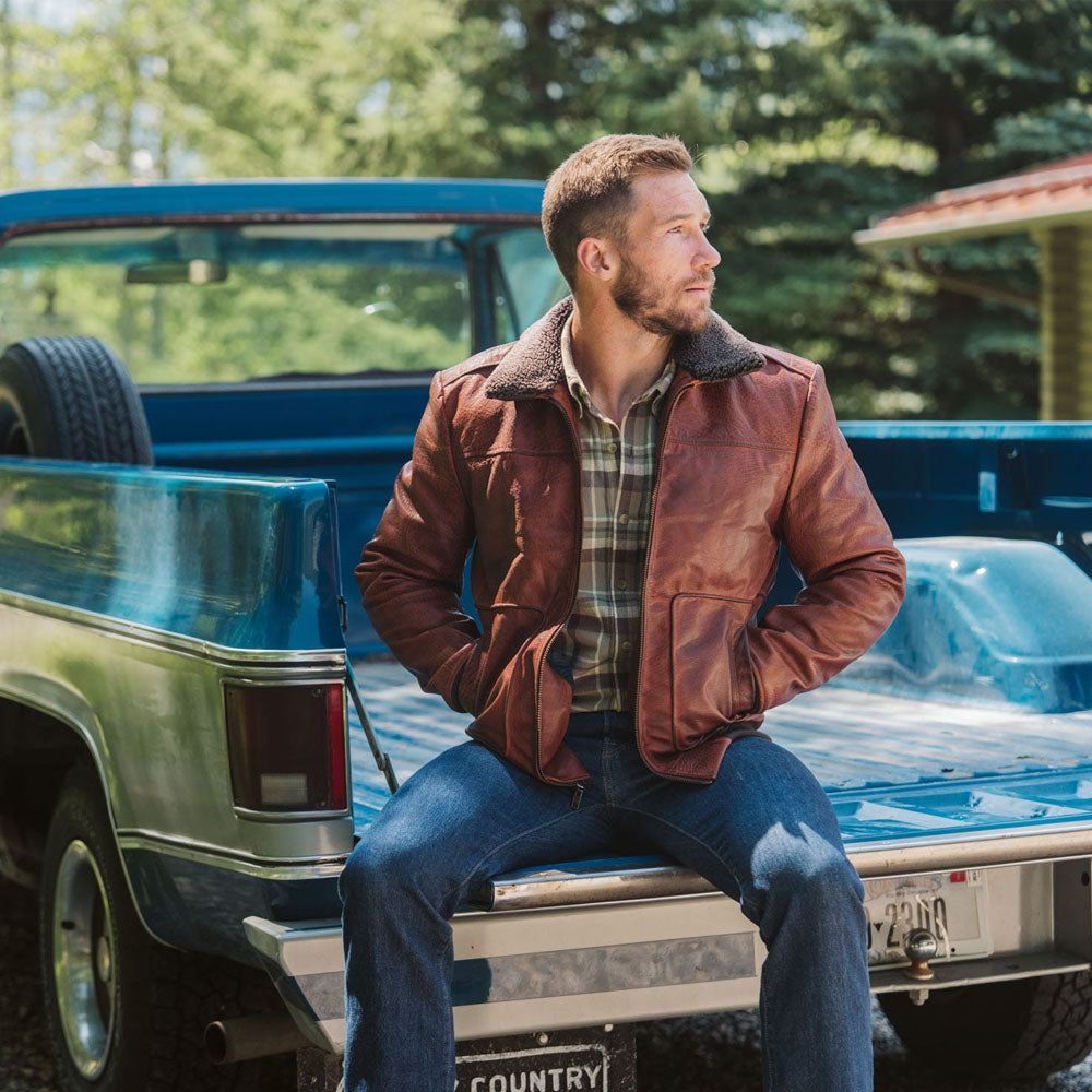 Men's G1 Aviator Flight Bomber Jacket 