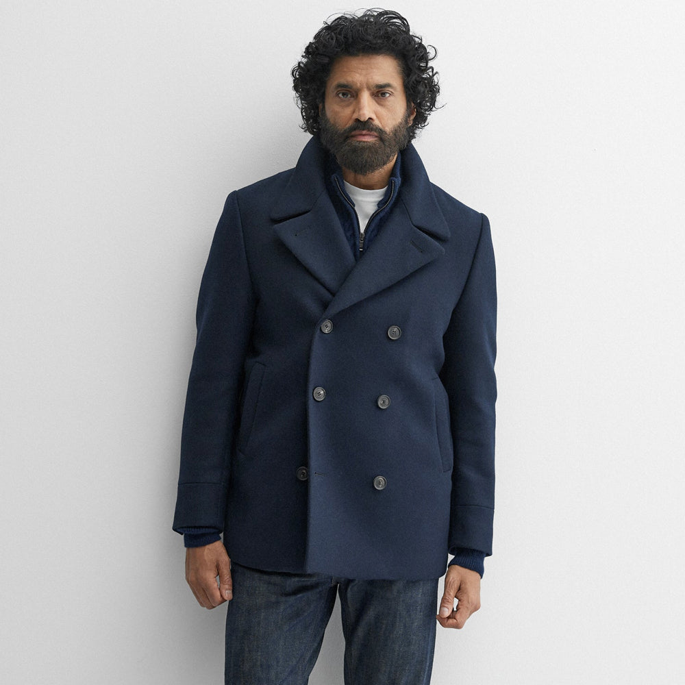 Navy Blue Royal Pea Coat