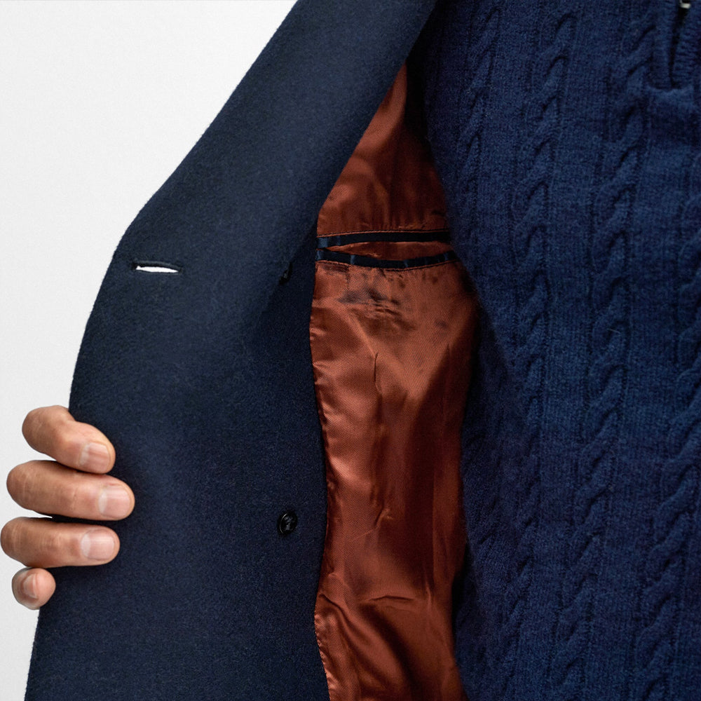 Navy Blue Royal Pea Coat