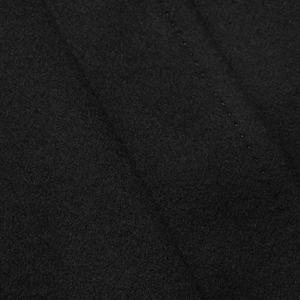 Royal Navy Sailor Wool Peacoat for Men in Black