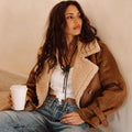 Shearling Trim Jacket