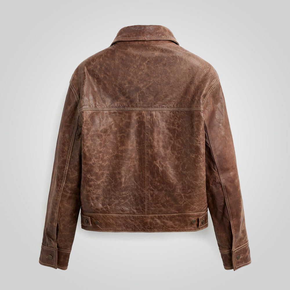 Leather Trucker Jacket