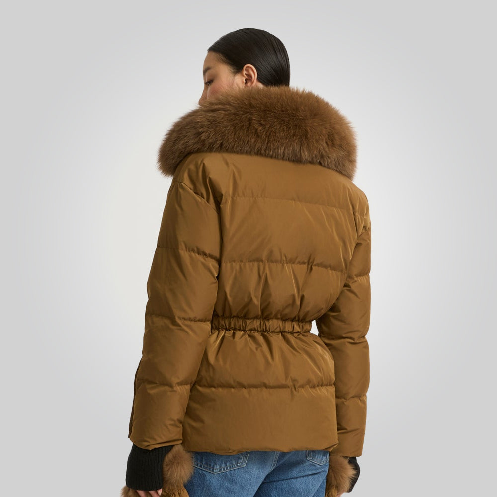 Brown Parka Down Jacket