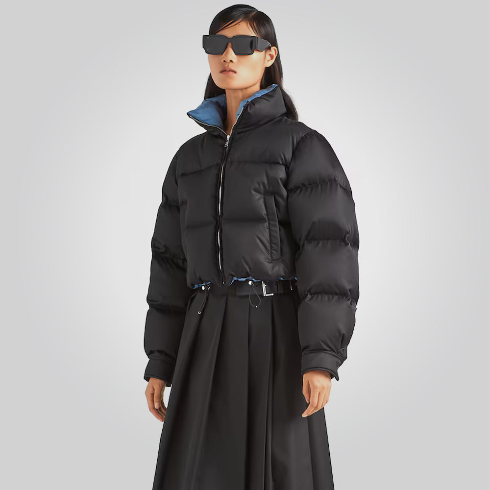Women's Black Puffer Jacket