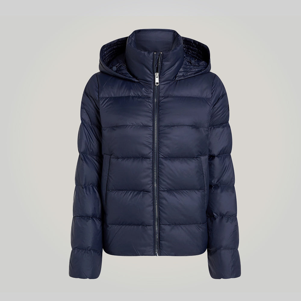 Women's Dark Blue Puffer Jacket