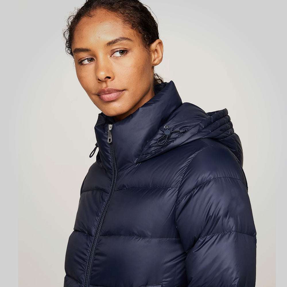 Dark Blue Down Puffer Jacket
