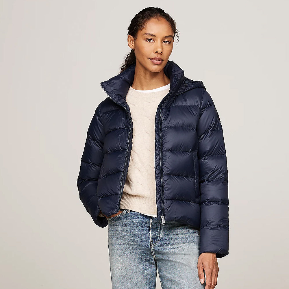 Women's Blue Down Puffer Jacket