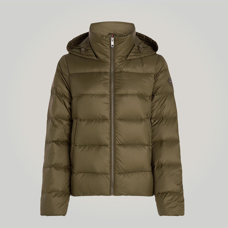 Women's Khaki Down Puffer Jacket