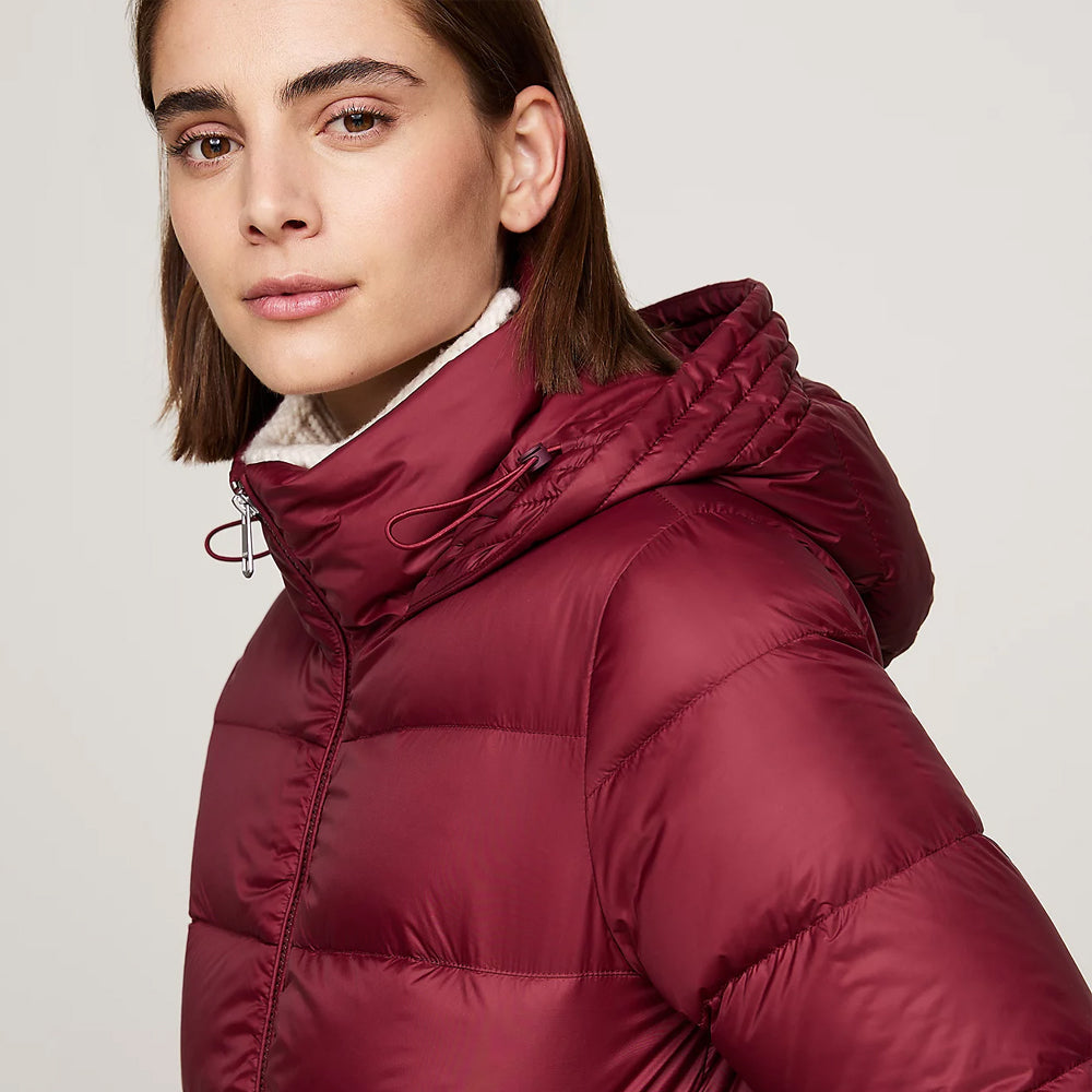 Red Down Puffer Jacket