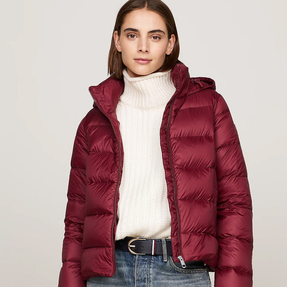 Women's Red Puffer Jacket