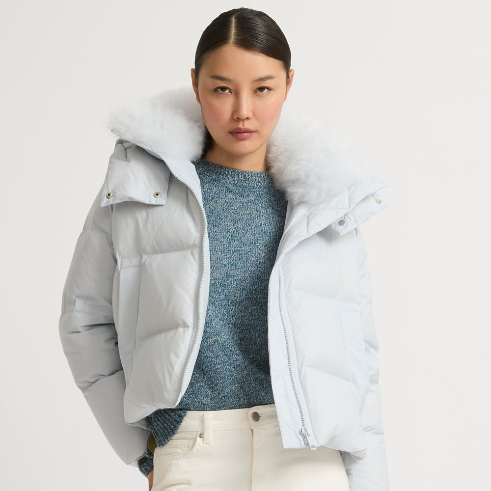 Parka Down Jacket With Fur Lining