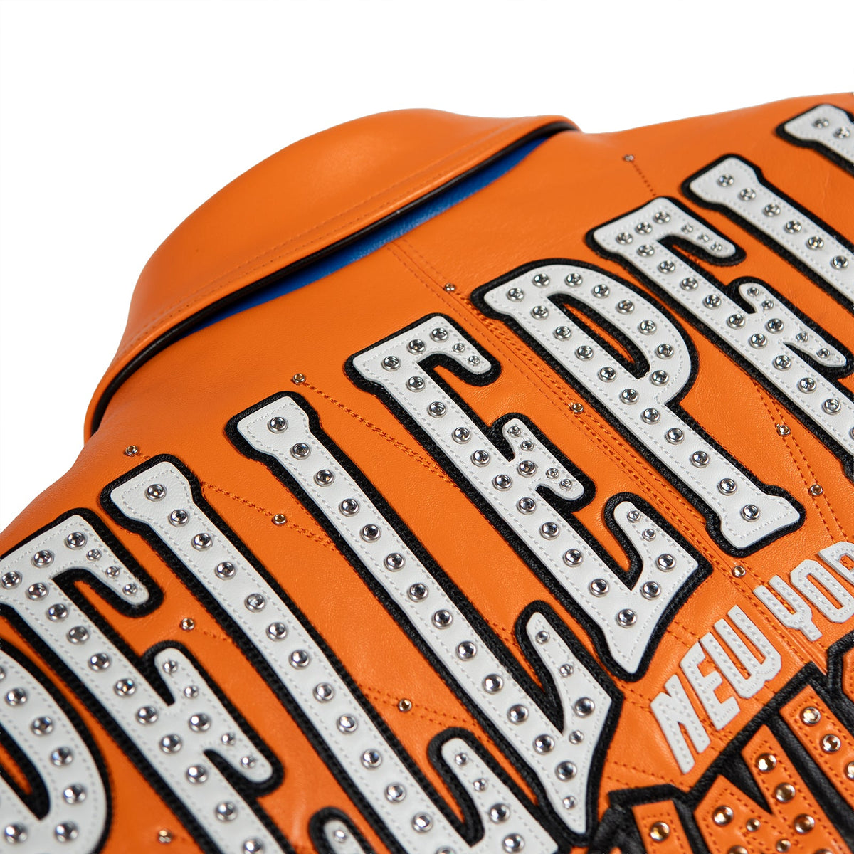 Pelle Pelle x FISLL for the city of knicks jacket