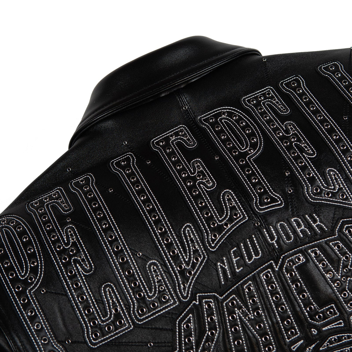 Pelle Pelle x FISLL for the city of knicks jacket