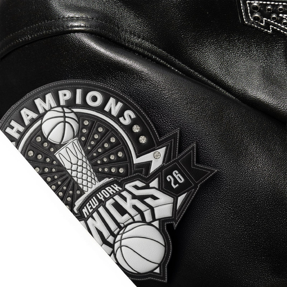 Pelle Pelle x FISLL for the city of knicks jacket
