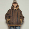 Faux Fur Hooded Jacket
