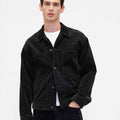 Mens Black Corduroy Jacket